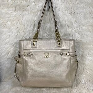 Coach Colette Gold Metallica hobo bag